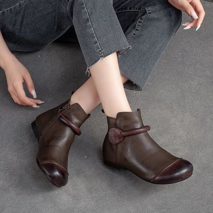 Bottines Élégantes au Charme Vintage